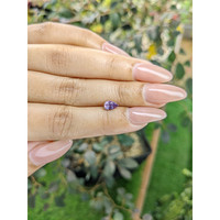 0.70 Ct. Pinkish Purple Sapphire from Ceylon (Sri Lanka) Life Style