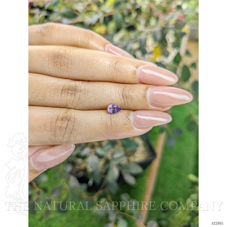 0.70 Ct. Pinkish Purple Sapphire from Ceylon (Sri Lanka)