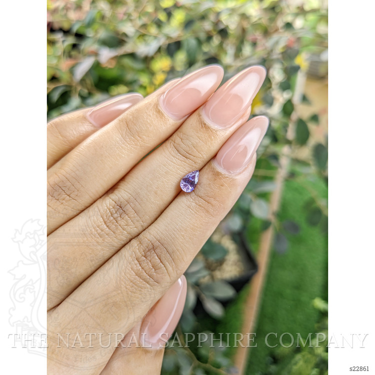 0.70 Ct. Pinkish Purple Sapphire from Ceylon (Sri Lanka)