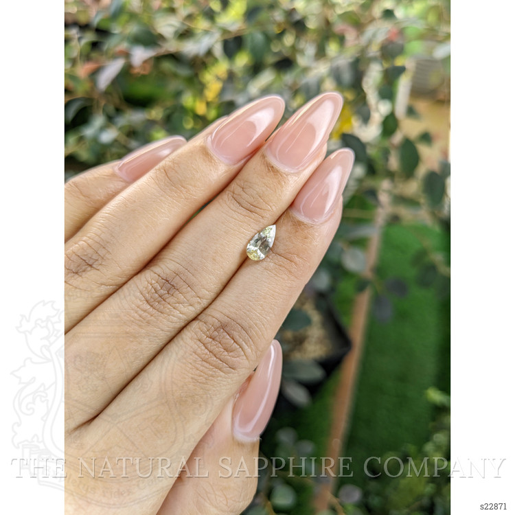 0.90 Ct. Yellow Sapphire from Ceylon (Sri Lanka)