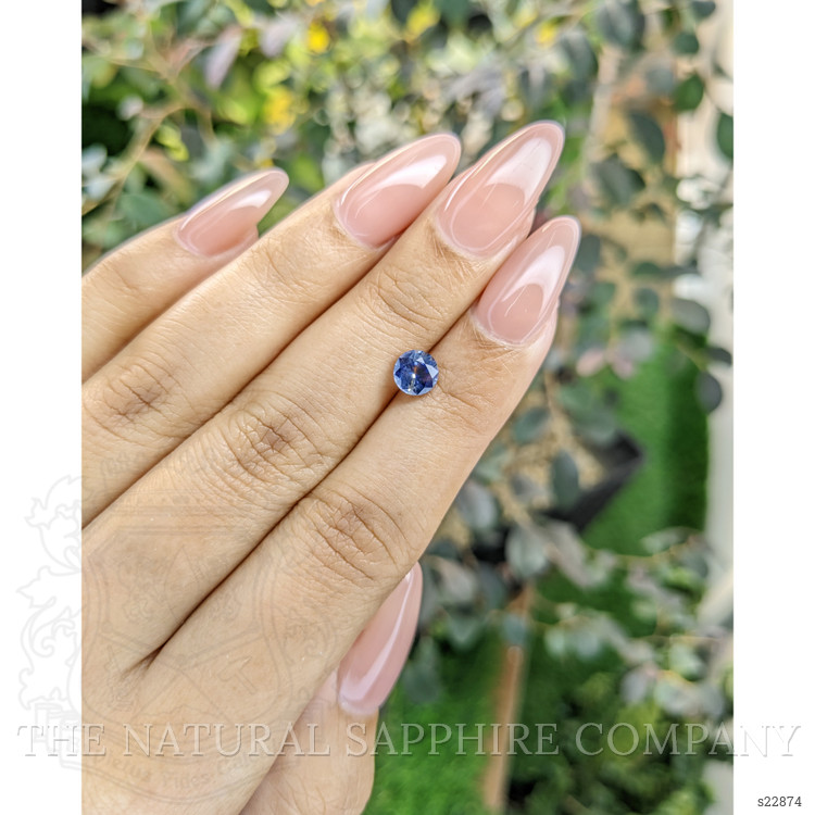 0.99 Ct. Bi Color Sapphire from Ceylon (Sri Lanka)