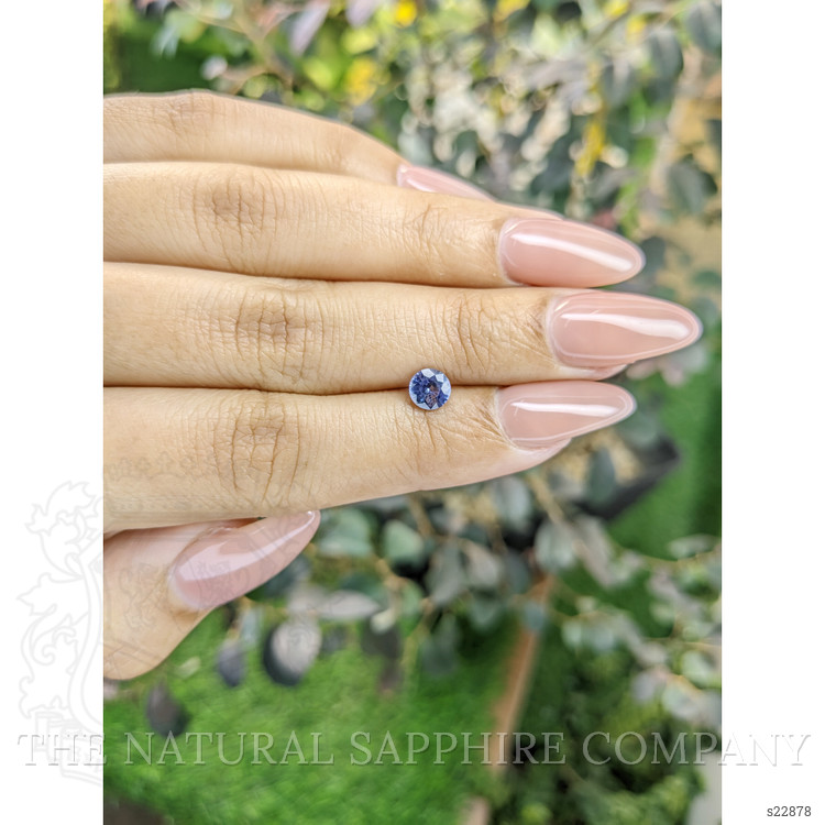0.70 Ct. Blue Sapphire from Ceylon (Sri Lanka)