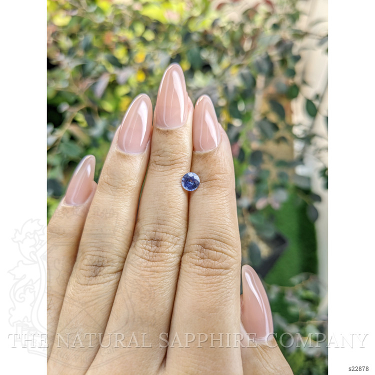 0.70 Ct. Blue Sapphire from Ceylon (Sri Lanka)