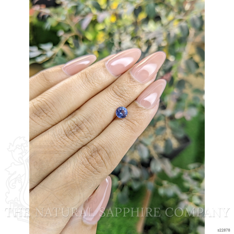 0.70 Ct. Blue Sapphire from Ceylon (Sri Lanka)