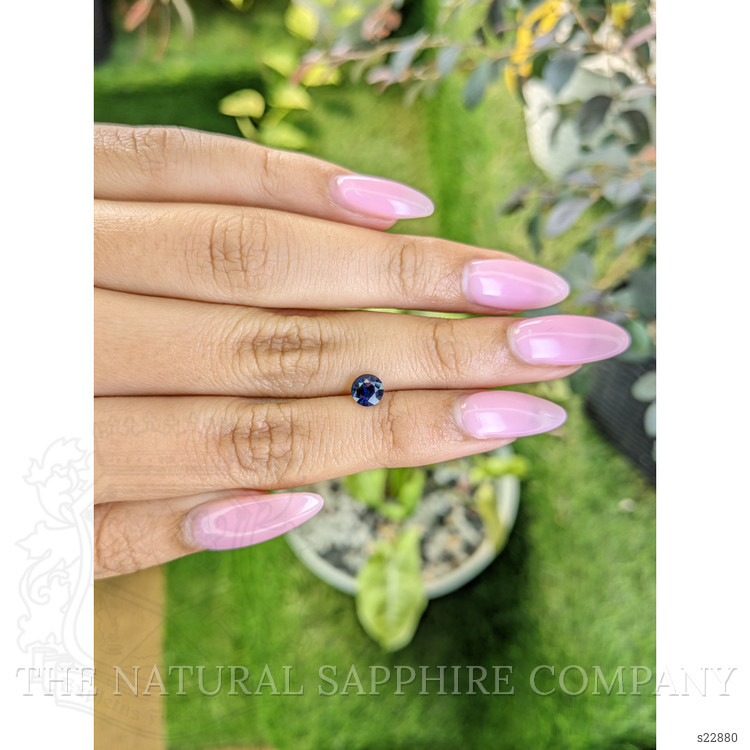 0.70 Ct. Blue Sapphire from Ceylon (Sri Lanka)