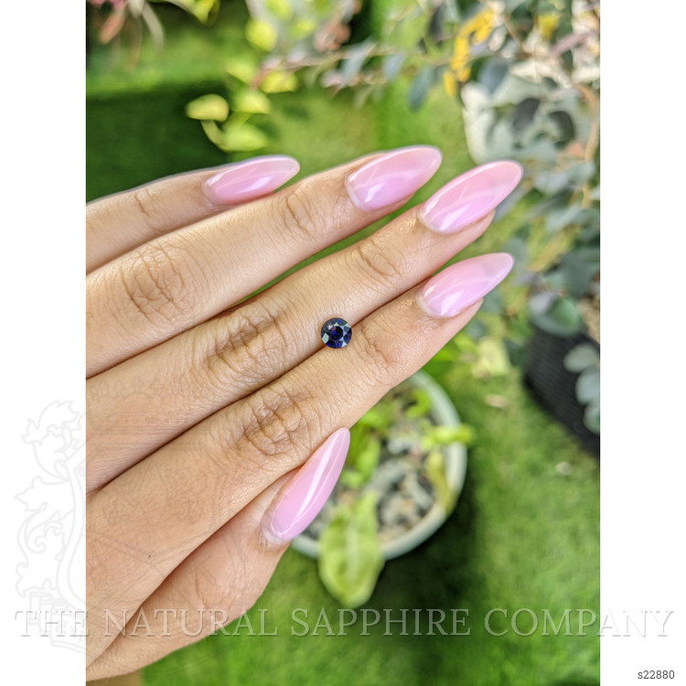 0.70 Ct. Blue Sapphire from Ceylon (Sri Lanka)