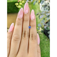 0.47 Ct. Blue Sapphire from Ceylon (Sri Lanka) Life Style