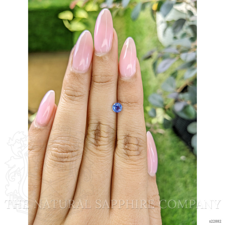 0.47 Ct. Blue Sapphire from Ceylon (Sri Lanka)