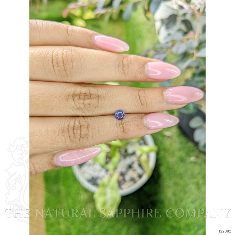 0.47 Ct. Blue Sapphire from Ceylon (Sri Lanka)