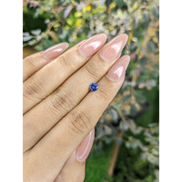 0.44 Ct. Blue Sapphire from Ceylon (Sri Lanka) Life Style