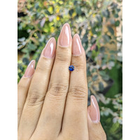 0.38 Ct. Blue Sapphire from Ceylon (Sri Lanka) Life Style