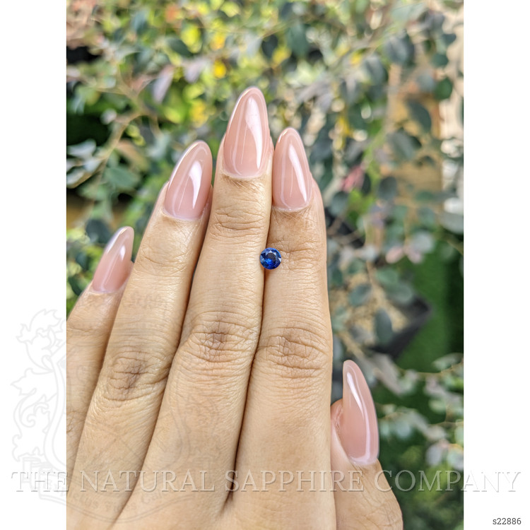 0.38 Ct. Blue Sapphire from Ceylon (Sri Lanka)