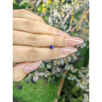 0.44 Ct. Blue Sapphire from Ceylon (Sri Lanka) Life Style