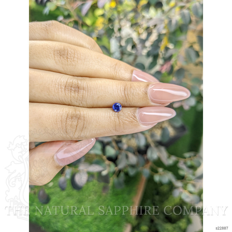 0.44 Ct. Blue Sapphire from Ceylon (Sri Lanka)