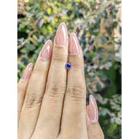 0.44 Ct. Blue Sapphire from Ceylon (Sri Lanka) Life Style