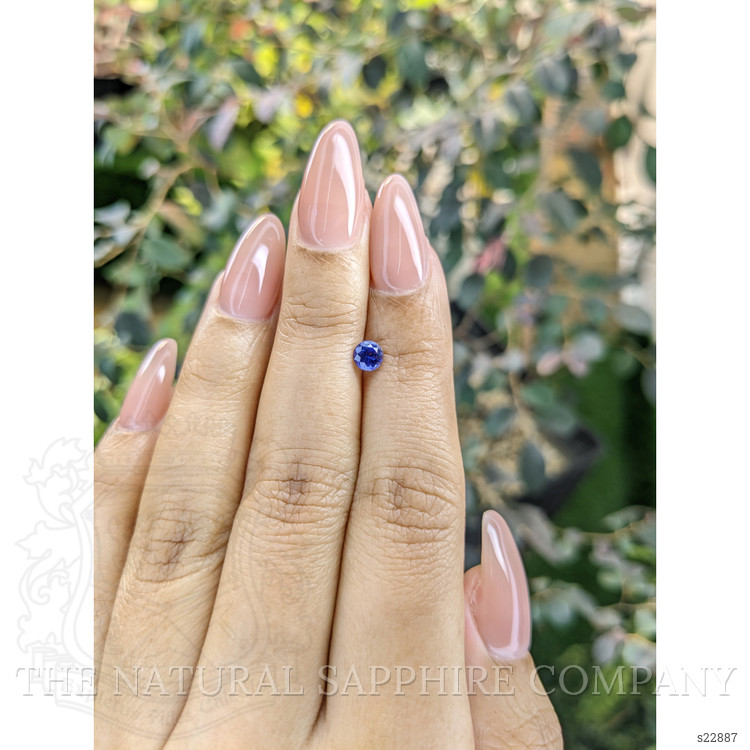 0.44 Ct. Blue Sapphire from Ceylon (Sri Lanka)
