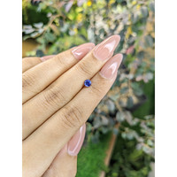 0.44 Ct. Blue Sapphire from Ceylon (Sri Lanka) Life Style