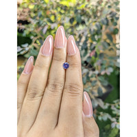 0.60 Ct. Violet Sapphire from Ceylon (Sri Lanka) Life Style