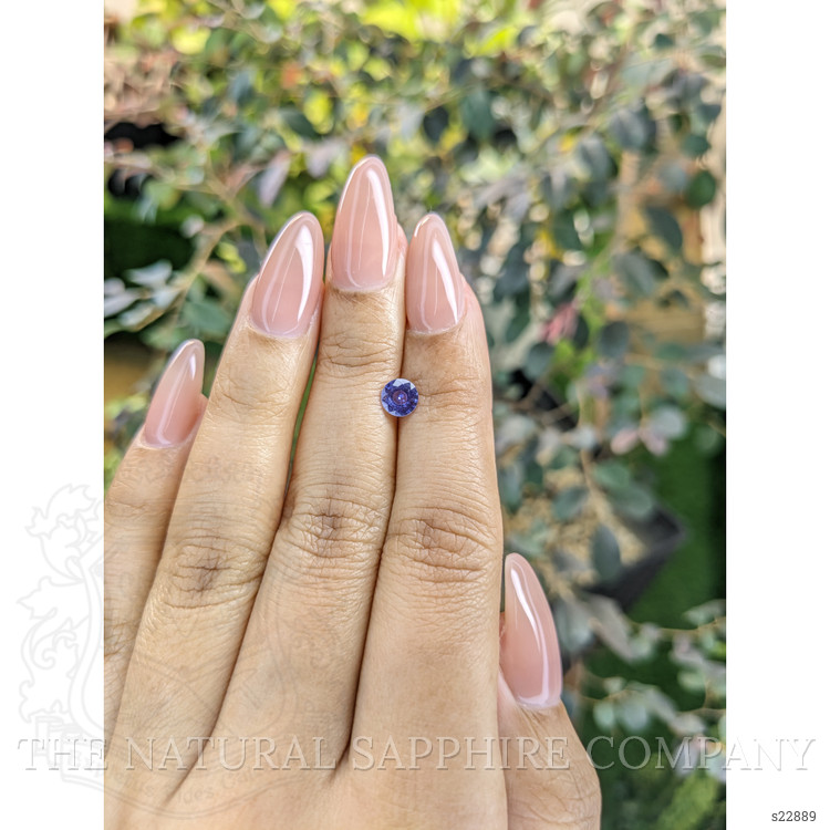 0.60 Ct. Violet Sapphire from Ceylon (Sri Lanka)