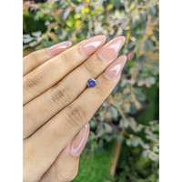 0.60 Ct. Violet Sapphire from Ceylon (Sri Lanka) Life Style