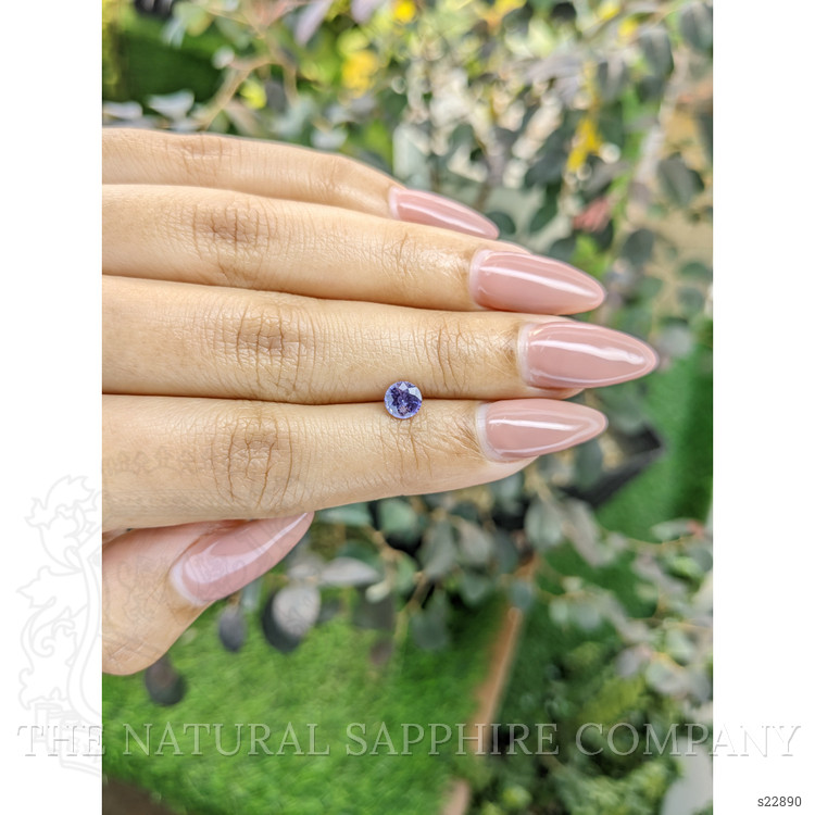 0.75 Ct. Purple Sapphire from Ceylon (Sri Lanka)