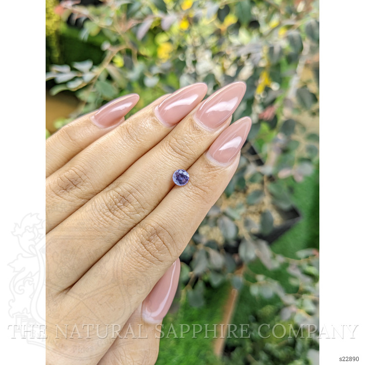 0.75 Ct. Purple Sapphire from Ceylon (Sri Lanka)