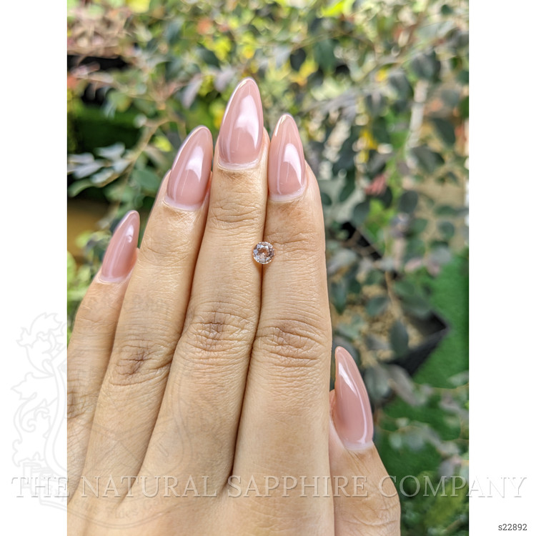 0.50 Ct. Peach Sapphire from Ceylon (Sri Lanka)