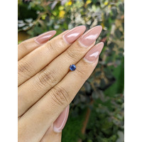 0.59 Ct. Blue Sapphire from Ceylon (Sri Lanka) Life Style
