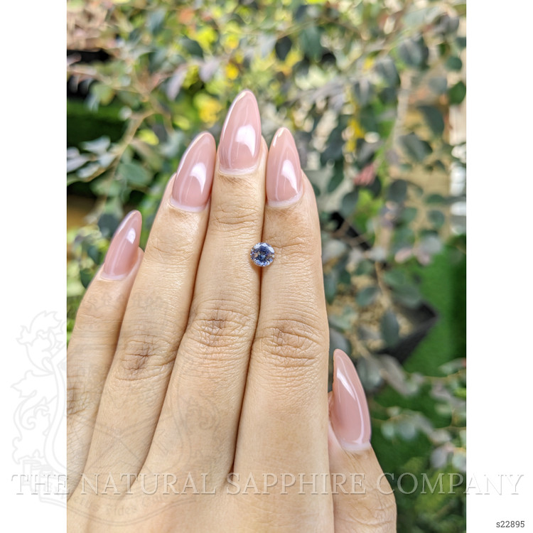 0.79 Ct. Bi Color Sapphire from Ceylon (Sri Lanka)