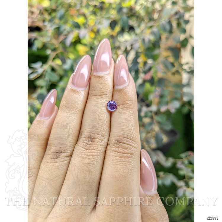 0.90 Ct. Pinkish Purple Sapphire from Ceylon (Sri Lanka)