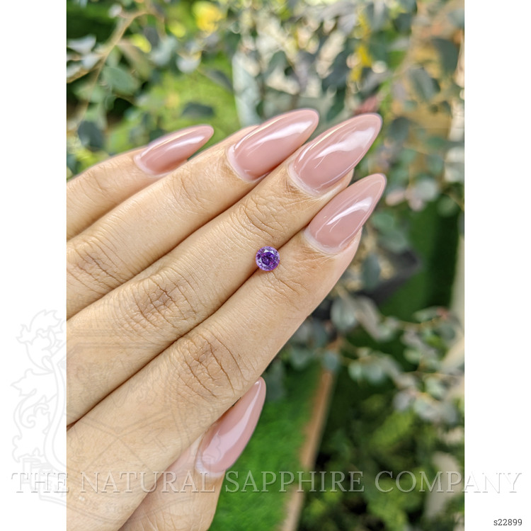 0.58 Ct. Color Change Sapphire from Ceylon (Sri Lanka)