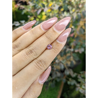 0.67 Ct. Pinkish Purple Sapphire from Ceylon (Sri Lanka) Life Style