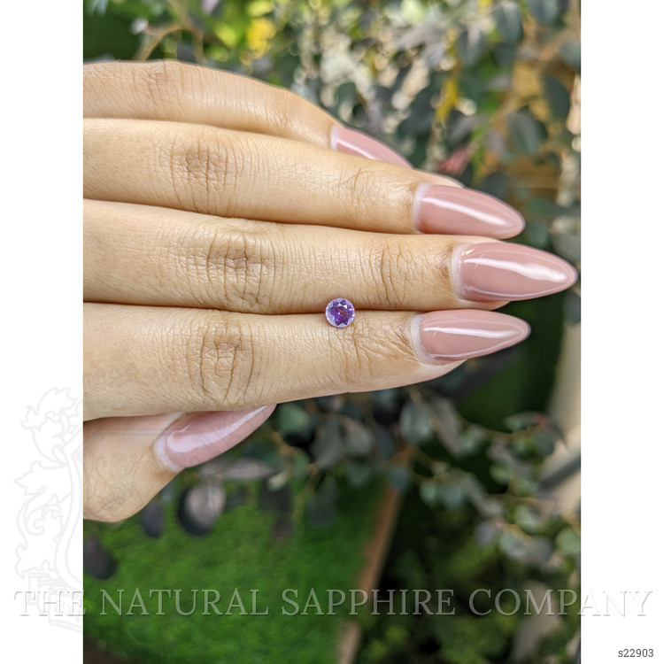 0.53 Ct. Pinkish Purple Sapphire from Ceylon (Sri Lanka)