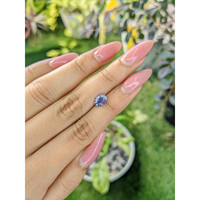 1.21 Ct. Blue Sapphire from Ceylon (Sri Lanka) Life Style