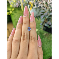 1.21 Ct. Blue Sapphire from Ceylon (Sri Lanka) Life Style