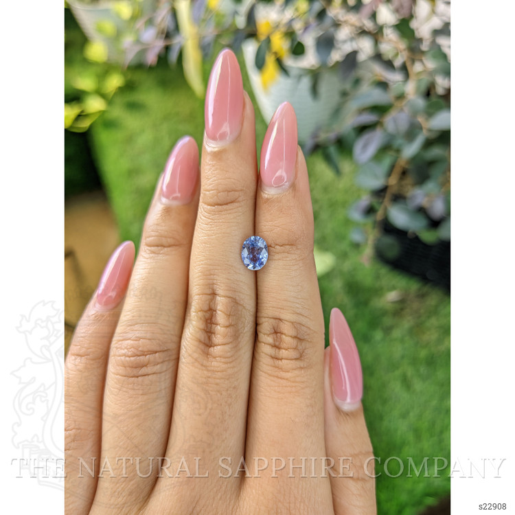 1.21 Ct. Blue Sapphire from Ceylon (Sri Lanka)