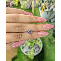 1.21 Ct. Blue Sapphire from Ceylon (Sri Lanka) Life Style