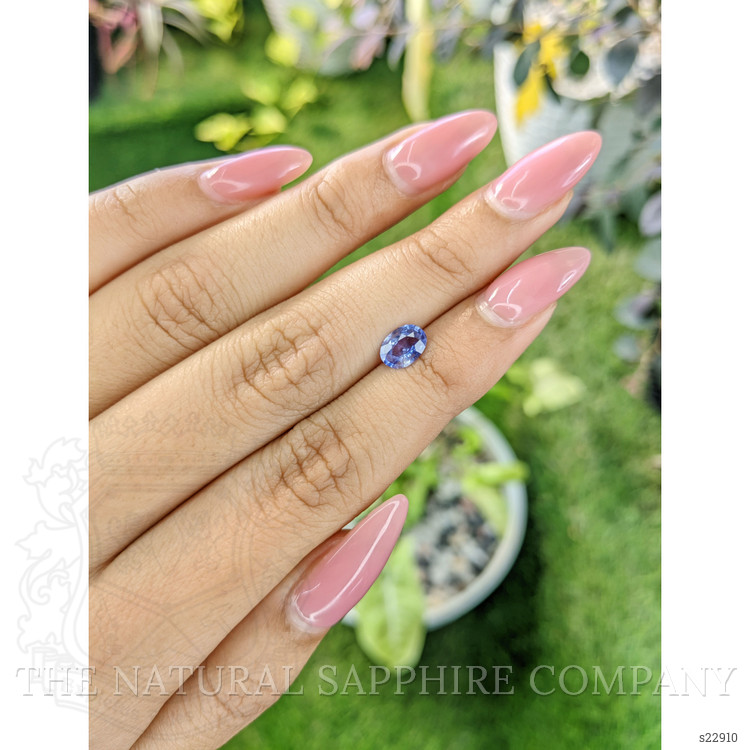 0.81 Ct. Blue Sapphire from Ceylon (Sri Lanka)