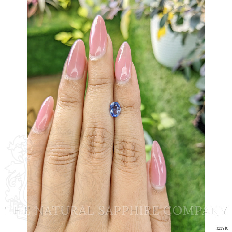 0.81 Ct. Blue Sapphire from Ceylon (Sri Lanka)