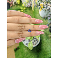 0.79 Ct. Blue Sapphire from Ceylon (Sri Lanka) Life Style