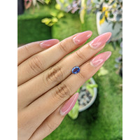 0.79 Ct. Blue Sapphire from Ceylon (Sri Lanka) Life Style