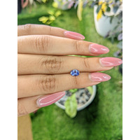 0.83 Ct. Blue Sapphire from Ceylon (Sri Lanka) Life Style