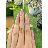 0.83 Ct. Blue Sapphire from Ceylon (Sri Lanka) Life Style