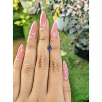 0.62 Ct. Blue Sapphire from Ceylon (Sri Lanka) Life Style