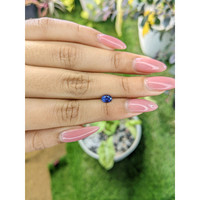 0.62 Ct. Blue Sapphire from Ceylon (Sri Lanka) Life Style
