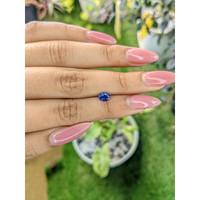 0.64 Ct. Blue Sapphire from Ceylon (Sri Lanka) Life Style