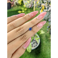 0.64 Ct. Blue Sapphire from Ceylon (Sri Lanka) Life Style