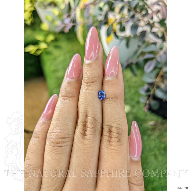 0.53 Ct. Blue Sapphire from Ceylon (Sri Lanka)
