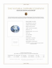 1.39 Ct. Sapphire from Ceylon (Sri Lanka) Scan Report