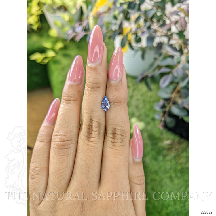 1.09 Ct. Blue Sapphire from Ceylon (Sri Lanka)